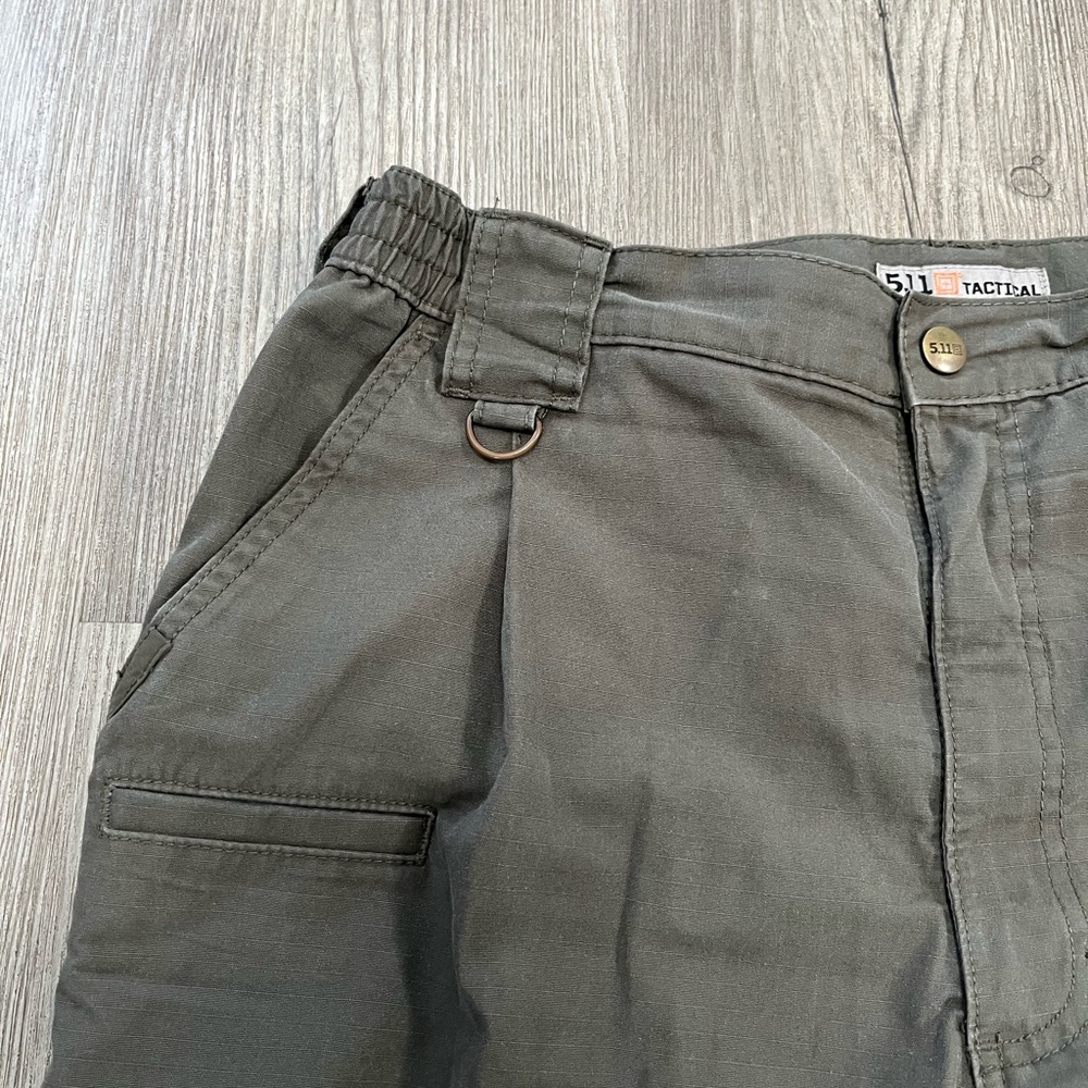 5.11 Tactical Mens TACLITE Pro Ripstop Cargo Pant 36X34 Style 74273 Green/Olive - Picture 2 of 8